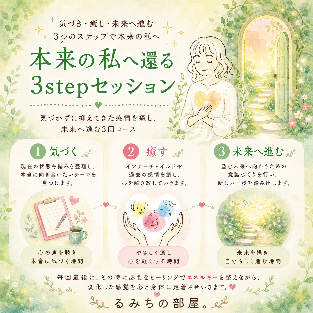 本来の私へ還る3stepセッション