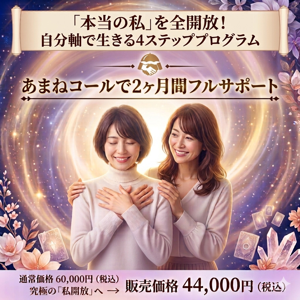 自分軸で生きる4ステッププログラム