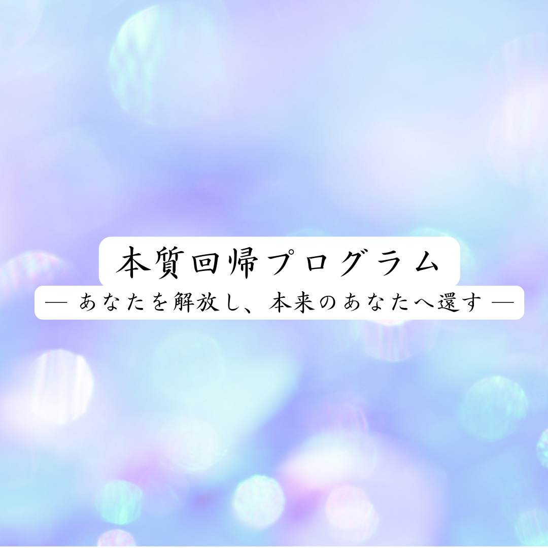 本質回帰プログラム