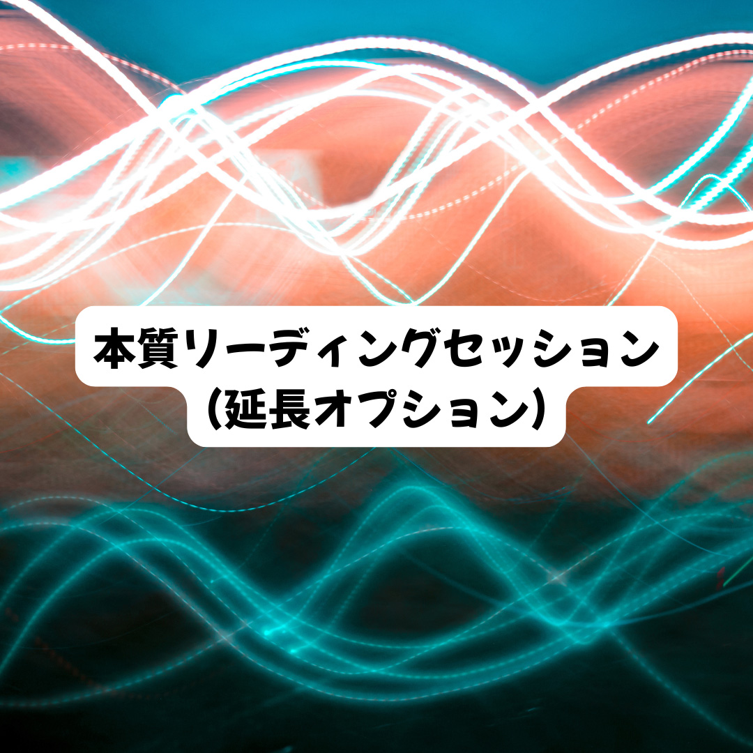 本質リーディングセッション(延長オプション)